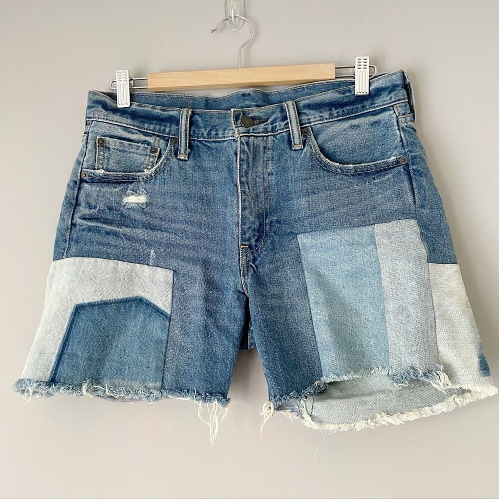 Levi’s 505 Color Block Cut-Off Shorts Sz 29